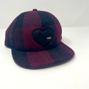 Flannel Vans Heart Cap, Asjustable